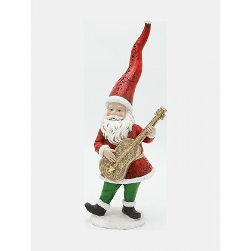 Αϊ  Βασίλης Πολυρεζίν Με Κιθάρα 12.5x31.5cm Eurolamp