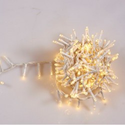 450 LED Φωτάκια Ενδιάμεσο Λευκό Soft 22.5m Με 8 Προγράμματα IP44 Λευκό Καλώδιο 31V Epam