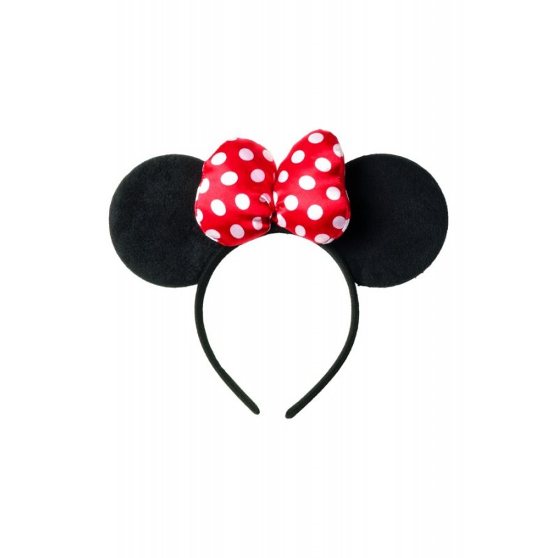 Αποκριάτικο Αξεσουάρ Στέκα Ποντικίνας Με Πουά Φιόγκο Fun Fashion