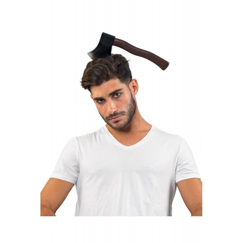 Αποκριάτικο Αξεσουάρ Στέκα Με Τσεκούρι Αίμα 30cm Fun Fashion