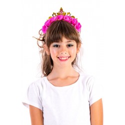 Αποκριάτικο Αξεσουάρ Στέμμα Με Λουλούδια