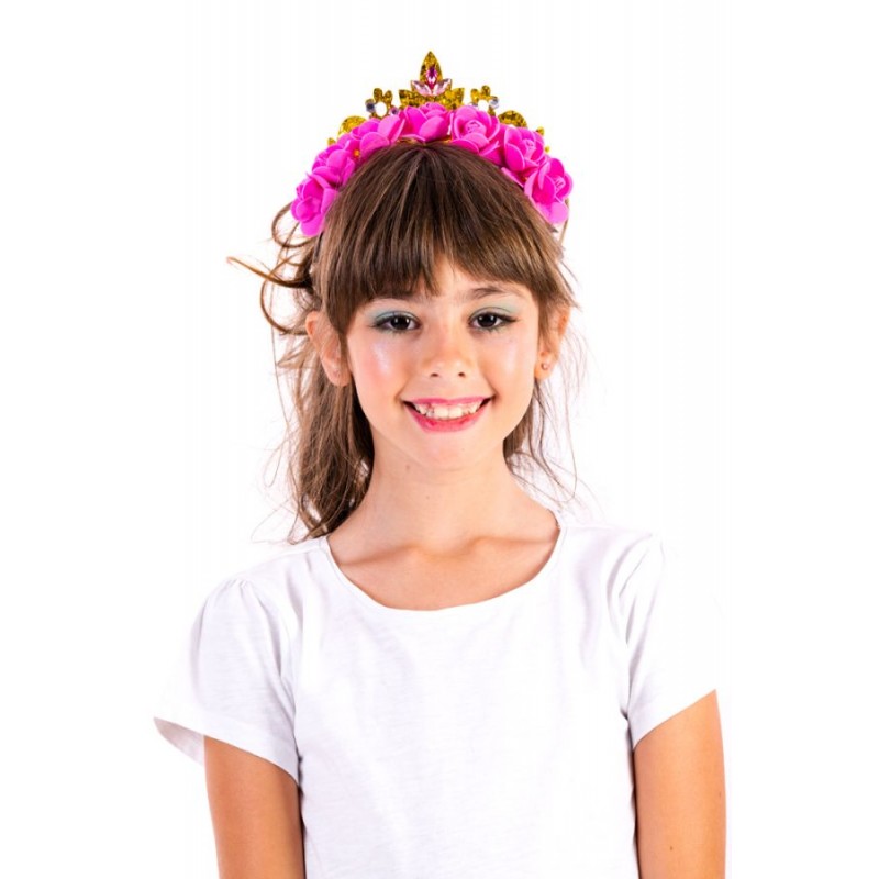 Αποκριάτικο Αξεσουάρ Στέμμα Με Λουλούδια