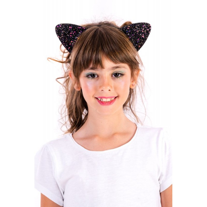 Αποκριάτικο Αξεσουάρ Στέκα Γάτας Με Στρας 3χρμ