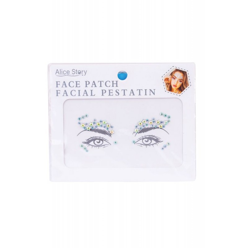 Αποκριάτικο Αξεσουάρ Αυτοκόλλητα Προσώπου 6σχδ