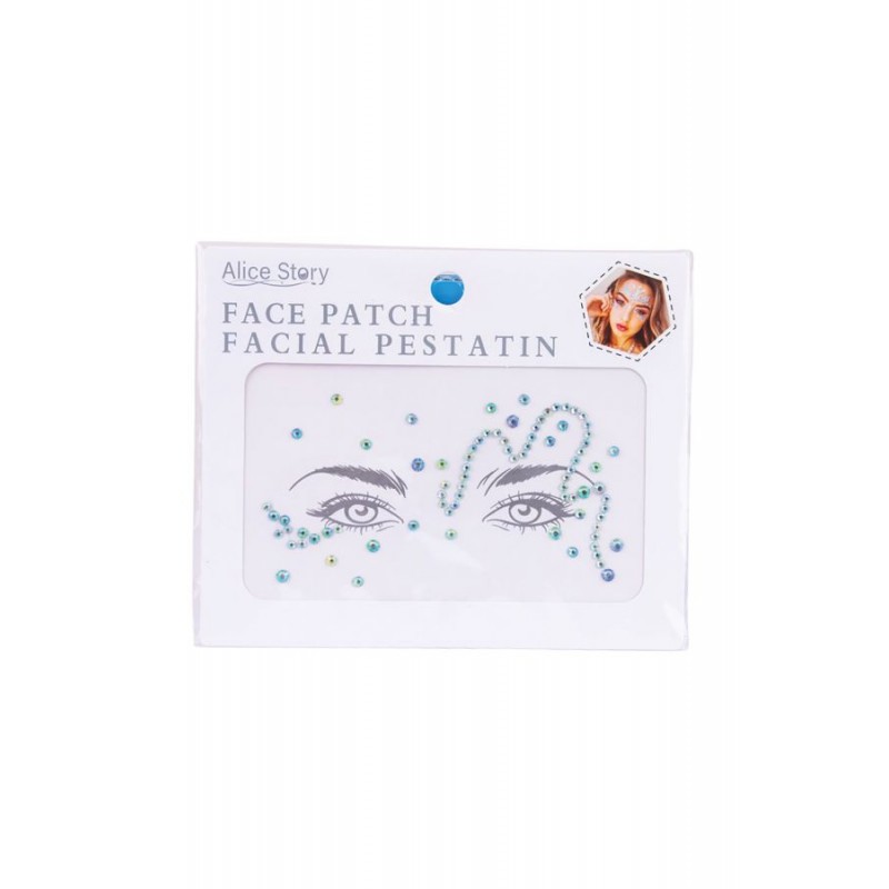 Αποκριάτικο Αξεσουάρ Αυτοκόλλητα Προσώπου 6σχδ