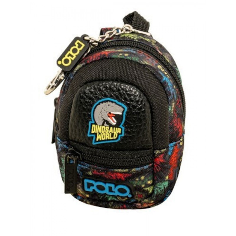 Κλειδοθήκη-Πορτοφόλι Clip & Zip Mini Μαύρο Μπλε 927006-8468 Polo 