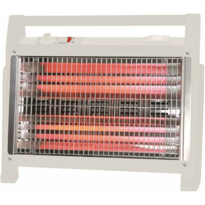 Θερμάστρα Χαλαζία Λευκή 1600w Eurolamp