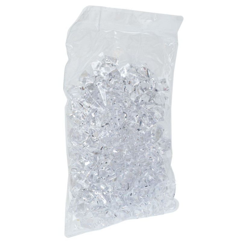 Διάφανο Πλαστικό Διακοσμητικό Πετραδάκι 300gr 2x2.5 Iliadis