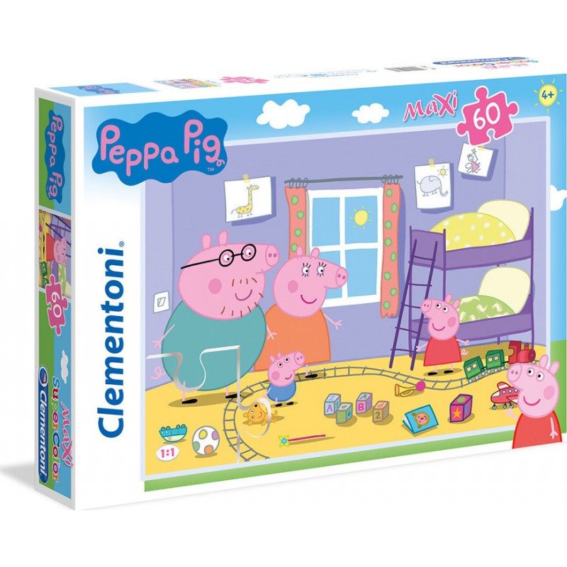 Clementini Παιδικό Παζλ 60 Maxi Supercolor Peppa Pig