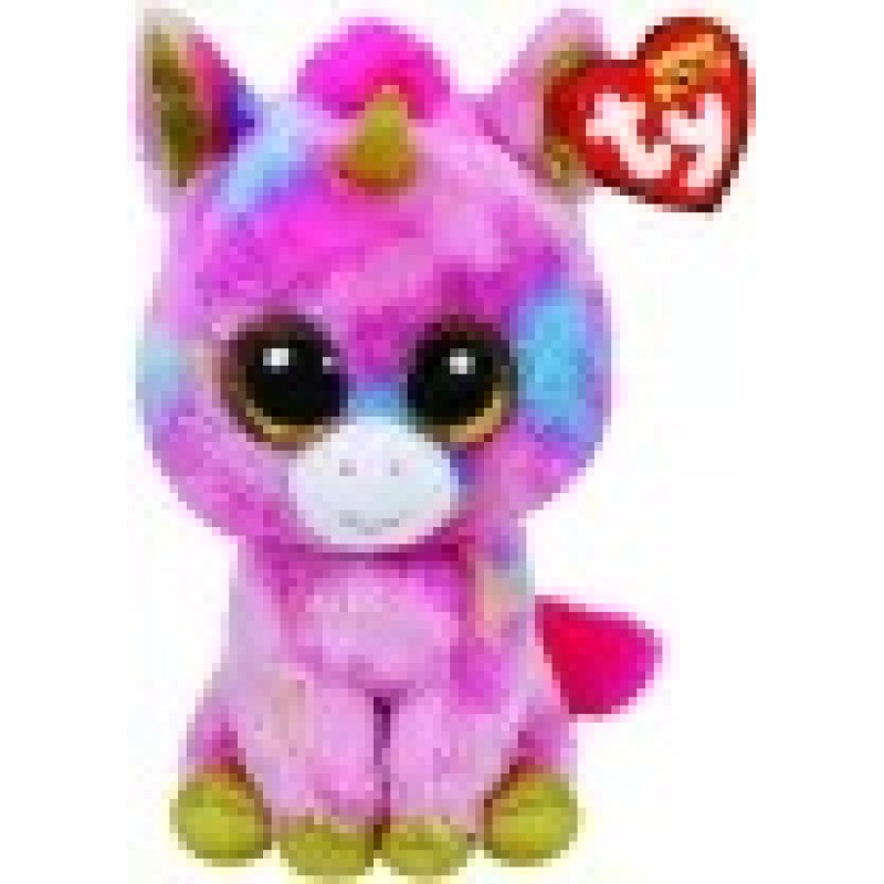 Χνουδωτός Μονόκερος Πολύχρωμος Ty Beanie Boos 15Εκ