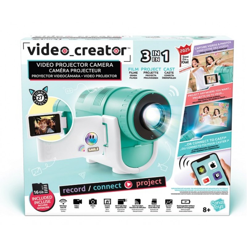 Βιντεοκάμερα Προτζέκτορας Camera Projector Video Creator Για 8+ Ετών As Company