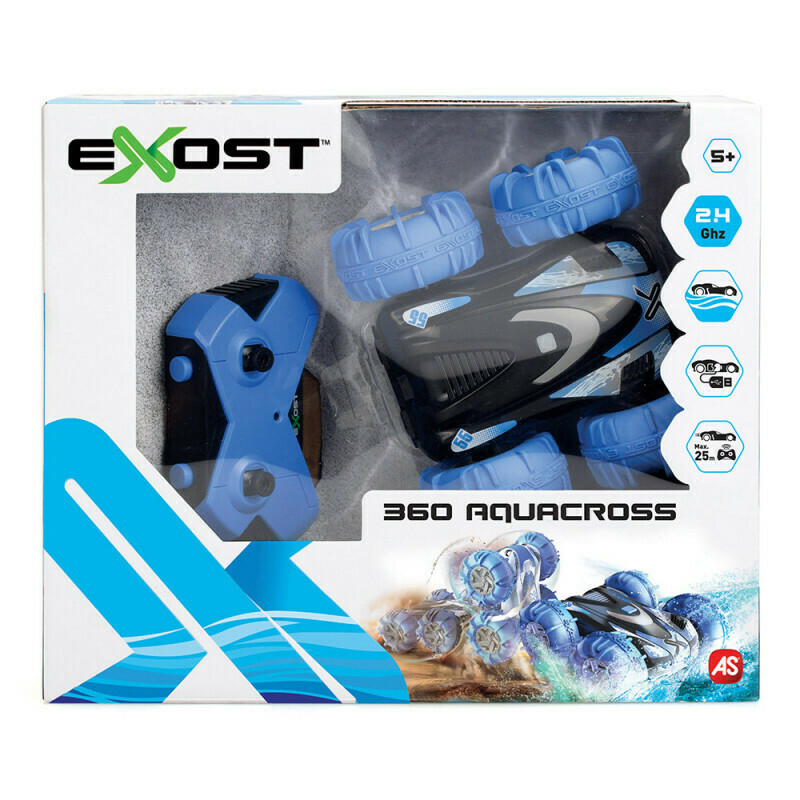 Τηλεκατευθυνόμενο Αυτοκίνητο Stunt Μπλε Silverlit Exost 360 Aquacross 