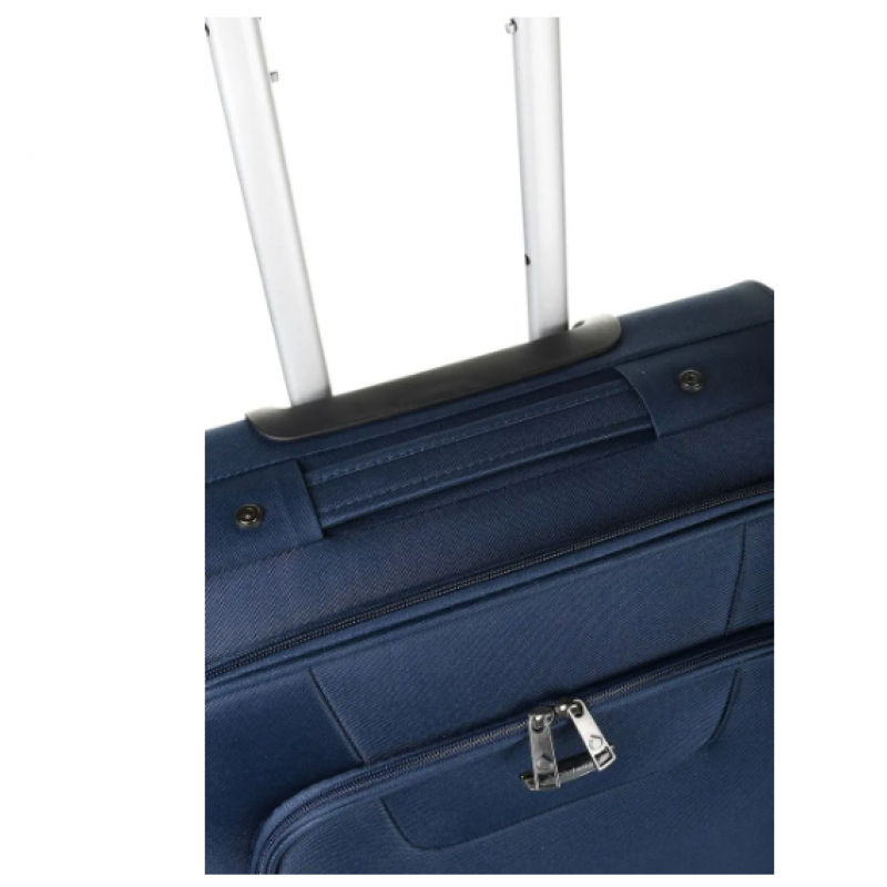Βαλίτσα Καμπίνας Ύφασμα Πετρόλ 61εκ Diplomat