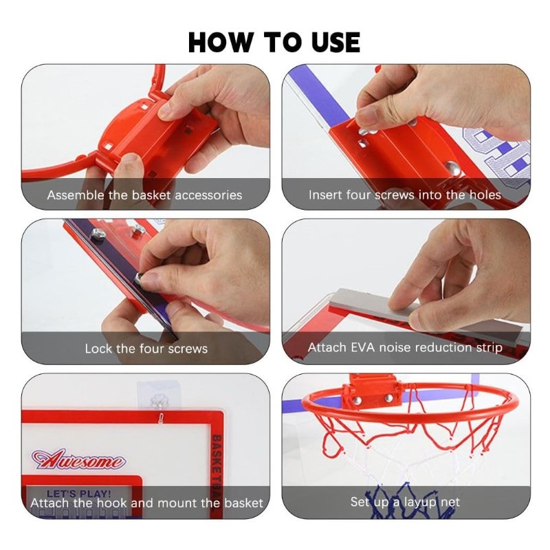 Ταμπλό Μπασκέτας Τοίχου Με Μπάλα Και Τρόμπα Lazarid