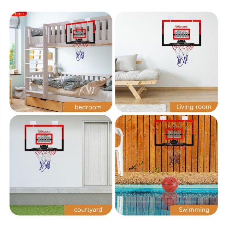 Ταμπλό Μπασκέτας Τοίχου Με Μπάλα Και Τρόμπα Lazarid