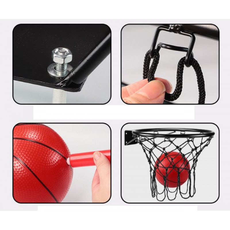 Μεταλλική Μπασκέτα Τοίχου Με Μπάλα Και Τρόμπα Lazarid