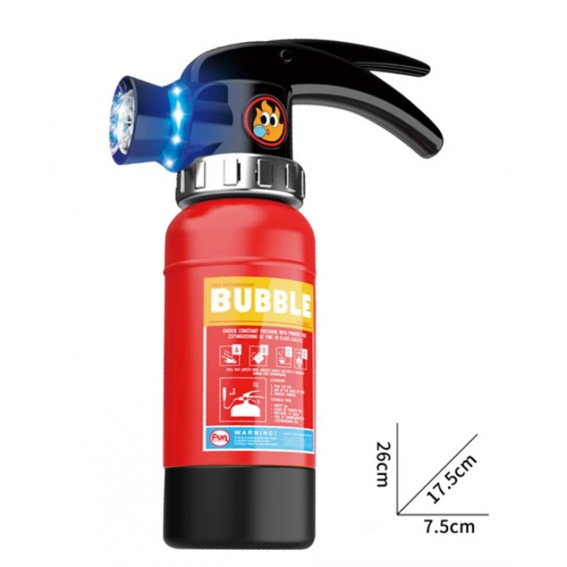 Πυροσβεστήρας Εκτοξευτής Φυσαλίδων Με Φως Και Μουσική Lazarid