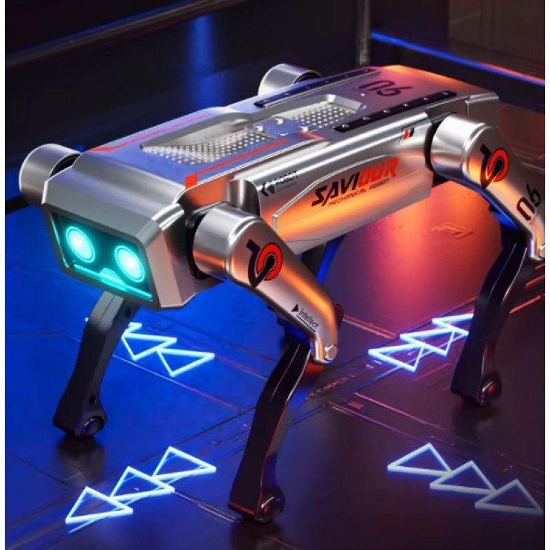 Έξυπνο Ρομποτόσκυλο ΑΙ Σε Μεταλλικό Χρώμα Lazarid