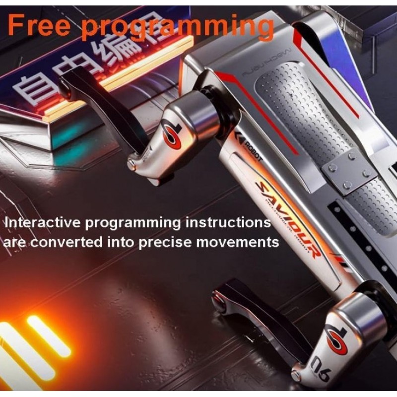 Έξυπνο Ρομποτόσκυλο ΑΙ Σε Μεταλλικό Χρώμα Lazarid