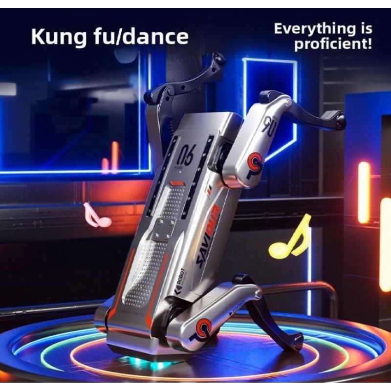 Έξυπνο Ρομποτόσκυλο ΑΙ Σε Μεταλλικό Χρώμα Lazarid