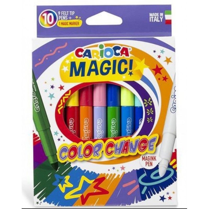 Μαρκαδόροι Magic Color Change 12 Τμχ Carioca 