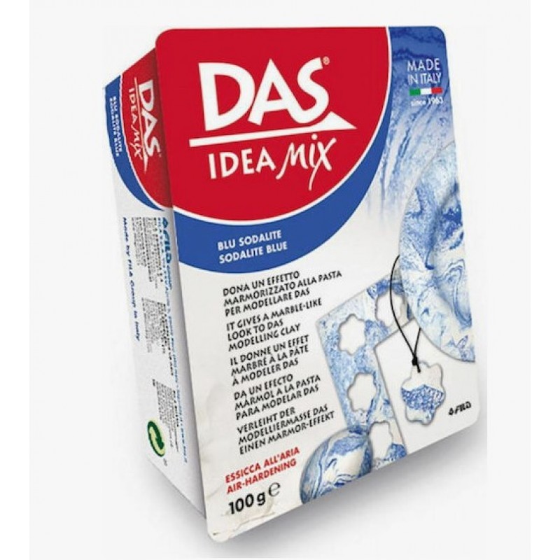 Μπλε Πολυμερικός Πηλός Idea Mix 100gr Das