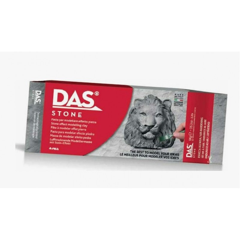 Γκρι Πηλός 1000gr (Στεγνώνει Με Τον Αέρα) Das