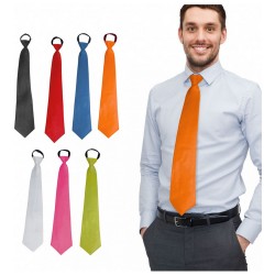 Αποκριάτικο Αξεσουάρ Γραβάτα Τύπου Σατέν Μαύρη