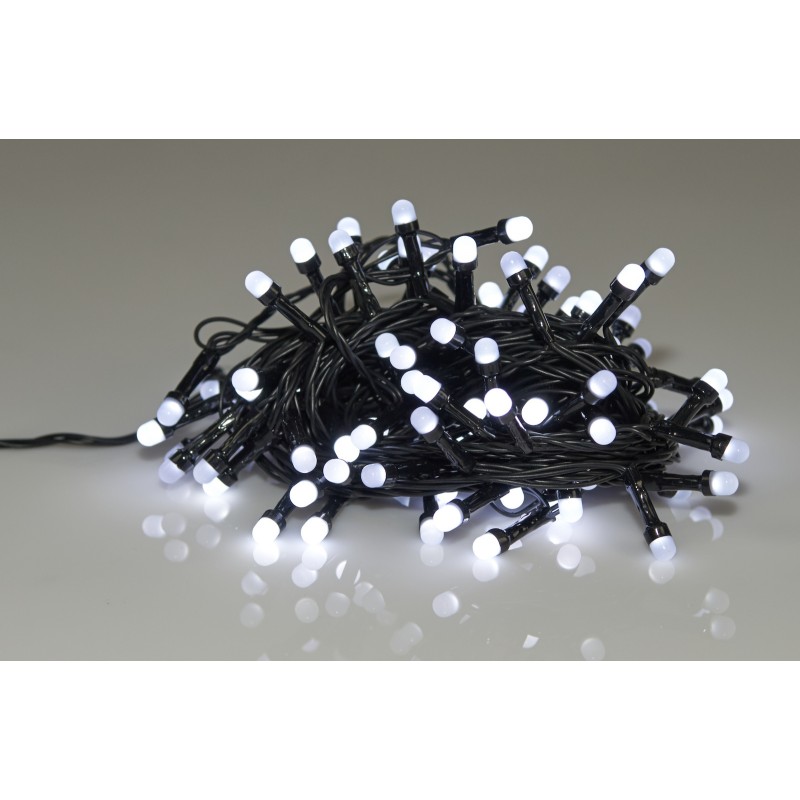 Φωτάκια 240 Led Επεκτεινόμενα και Προγράμματα Milky Ball Ψυχρό Λευκό Φως 31V