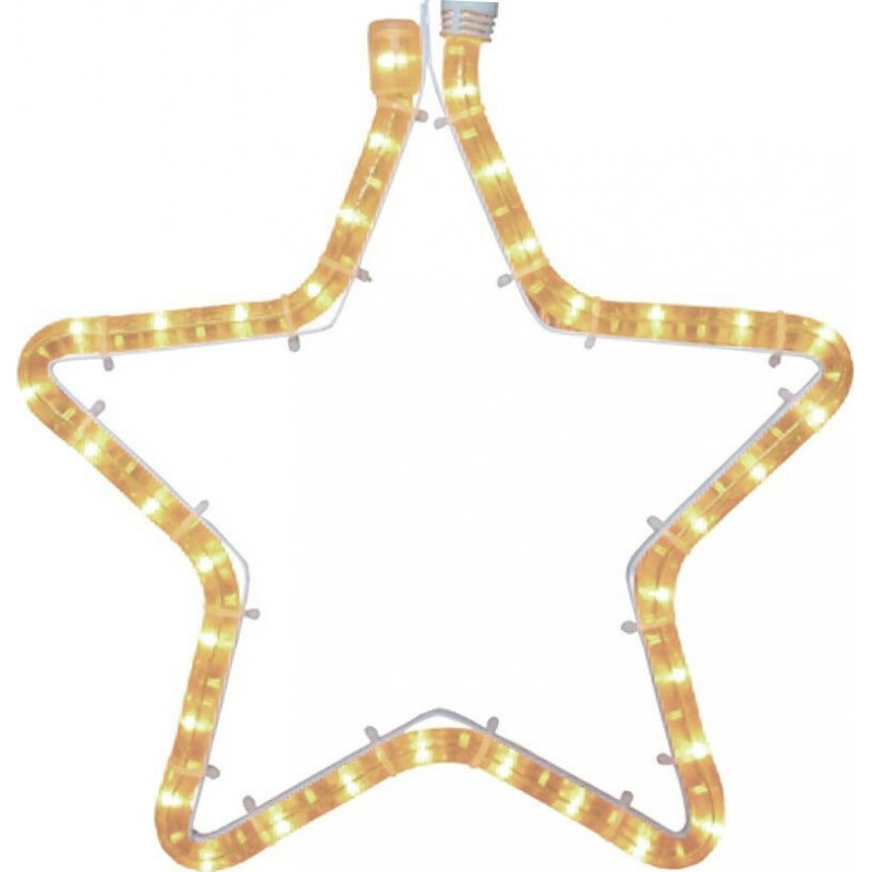 Αστέρι Περίγραμμα Φωτιζόμενο Κίτρινο Χρώμα 28x36 1Μ