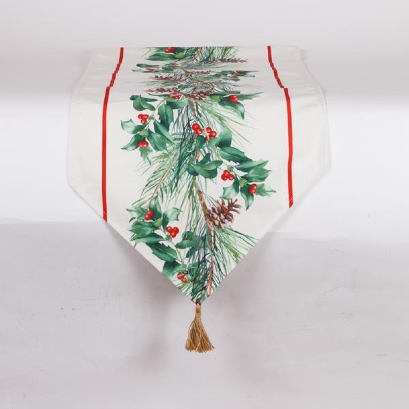 Ράνερ Με Berry Και Γκι 40x150cm Eurolamp