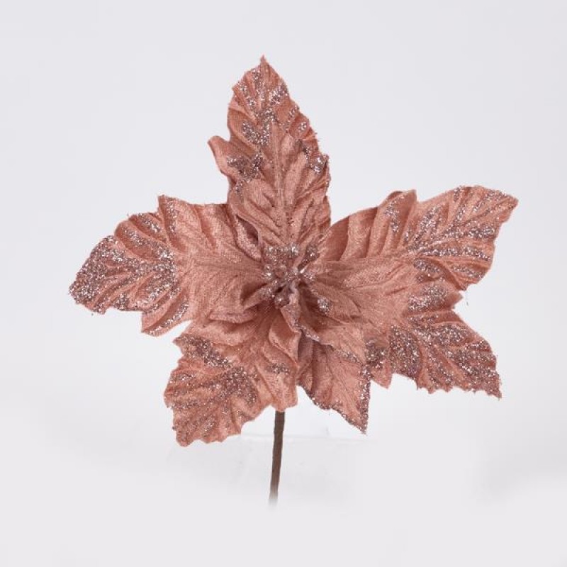 Αλεξανδρινό Σάπιο Μήλο Με Χρυσούς Ανθήρες 22cm Eurolamp