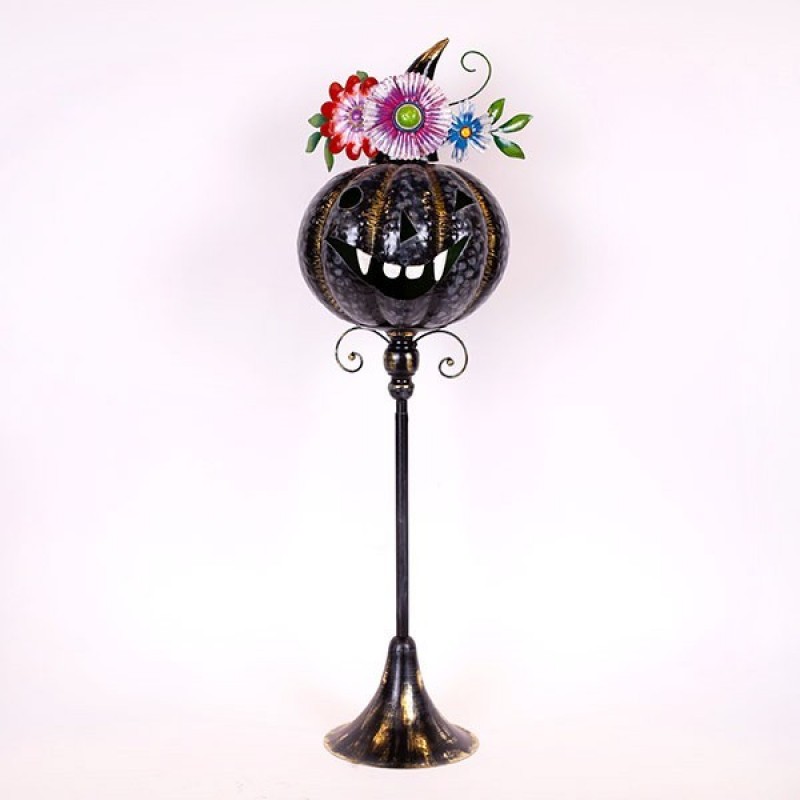 Μεταλλικό Stand Κολοκύθα Halloween 85cm 