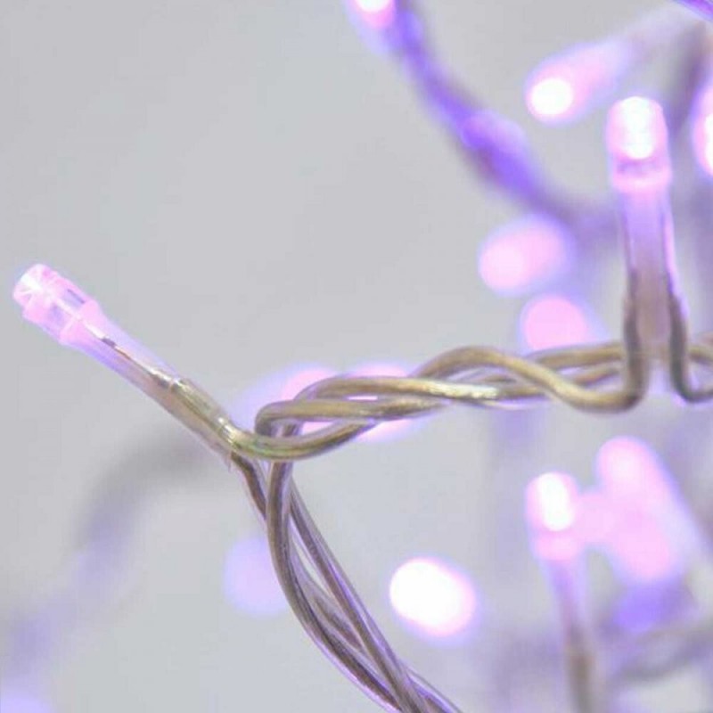 Φωτάκια 100 LED Μωβ Διάφανο Καλώδιο με Πρόγραμμα Επεκτεινόμενο 6.9m IP20 Eurolamp