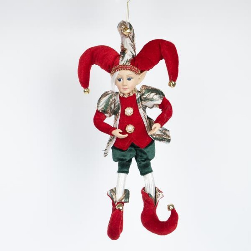 Αρλεκίνος Με Κόκκινα Ρούχα 40.6cm Eurolamp