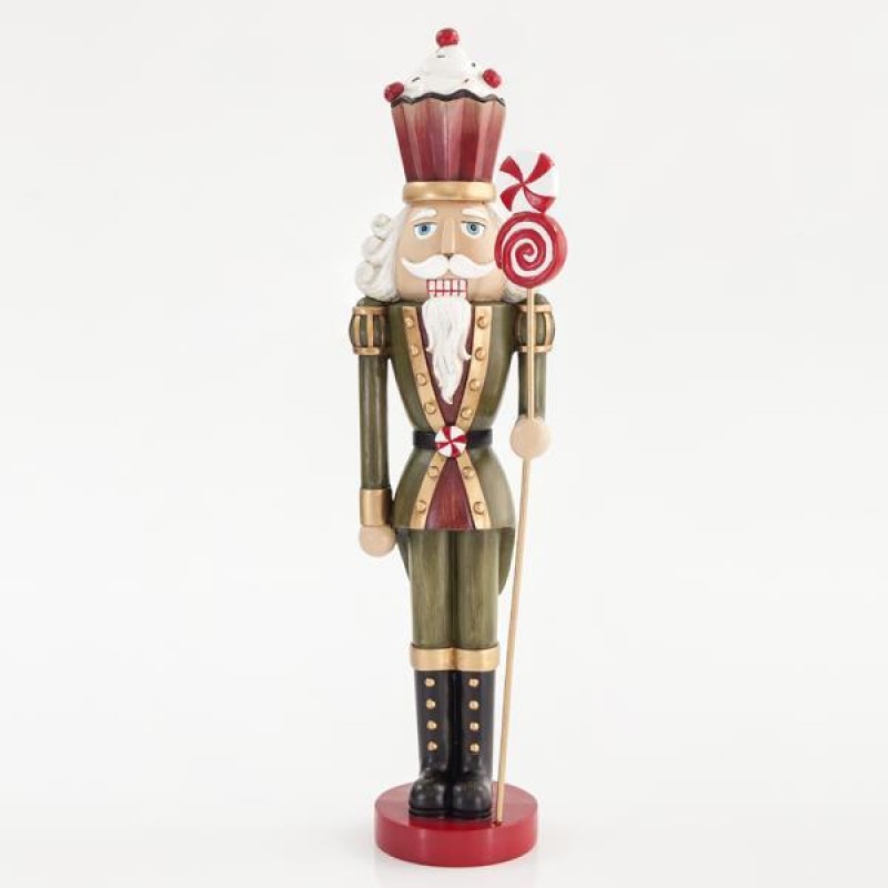 Στρατιώτης Πράσινος Με Γλειφιτζούρι Στα Χέρια 45,5cm