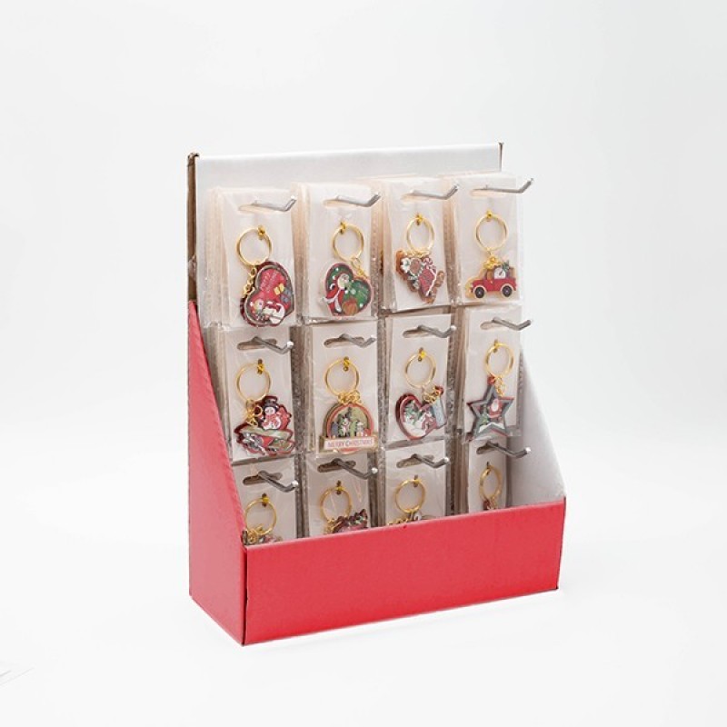 Χριστουγεννιάτικα Μπρελόκ DISPLAY BOX 120Τμχ Eurolamp