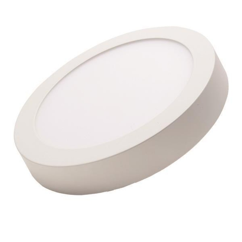 Εξωτερικό LED Panel 20W Στρογγυλό με Φυσικό Λευκό Φως 4000K 22.5εκ.Eurolamp