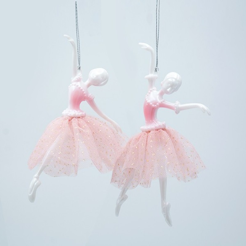 Νεράιδα Ακρυλική Ροζ, 2 Σχέδια 11x2x15cm Eurolamp