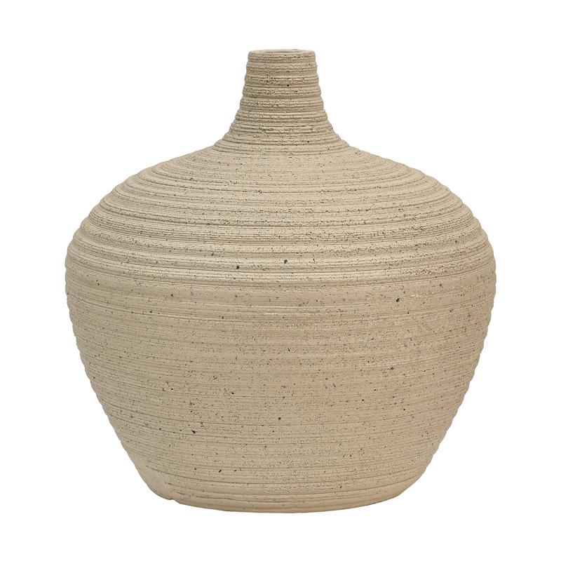 Διακοσμητικό Βάζο Fl24078 Polyresin Λευκό Χρώμα 43X43X47Εκ Fylliana