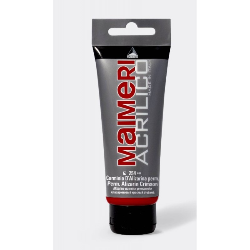 Ακρυλικό Χρώμα Alizarin Crimson 75ml Maimeri Acrilico 