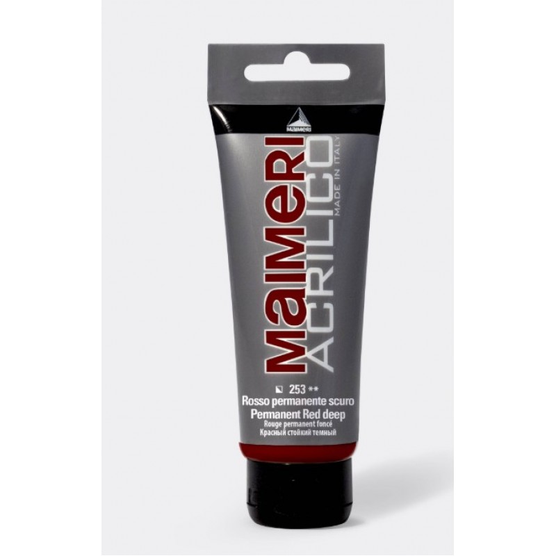 Ακρυλικό Χρώμα Alizarin Red Deep 200ml Maimeri Acrilico