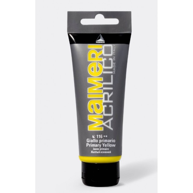 Ακρυλικό Χρώμα Primary Κίτρινο 200ml Maimeri Acrilico