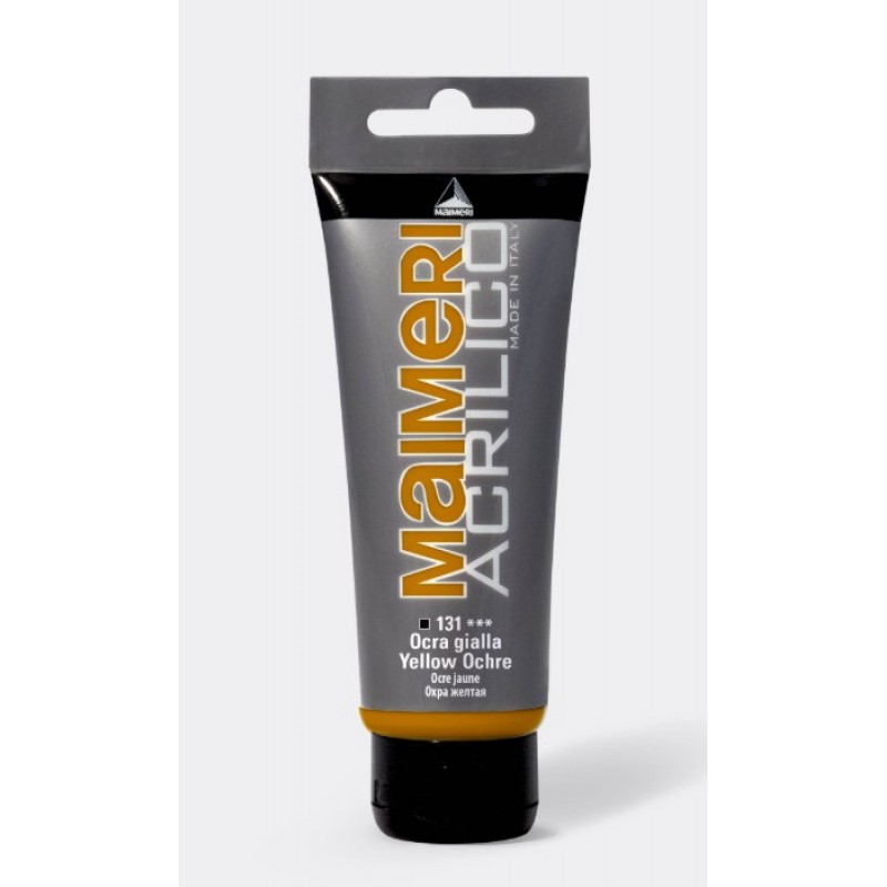 Ακρυλικό Χρώμα Κίτρινο Ώχρα 200ml Maimeri Acrilico 