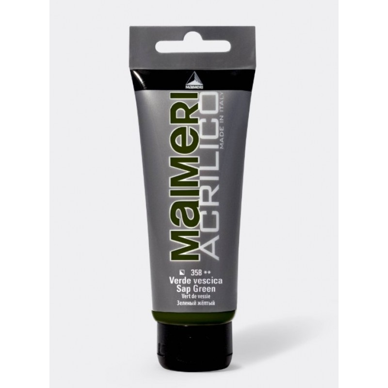 Ακρυλικό Χρώμα Sap Πράσινο 200ml Maimeri Acrilico