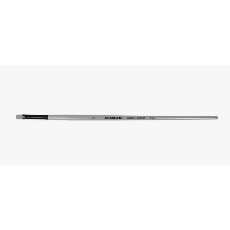Πινέλο Ζωγραφικής Πλακέ No2 Daler Rowney Synthetic Bristle Flat Graduate 