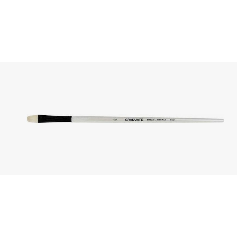 Πινέλο Ζωγραφικής Στρογγυλό No6 Daler Rowney Bristle Bright Graduate 