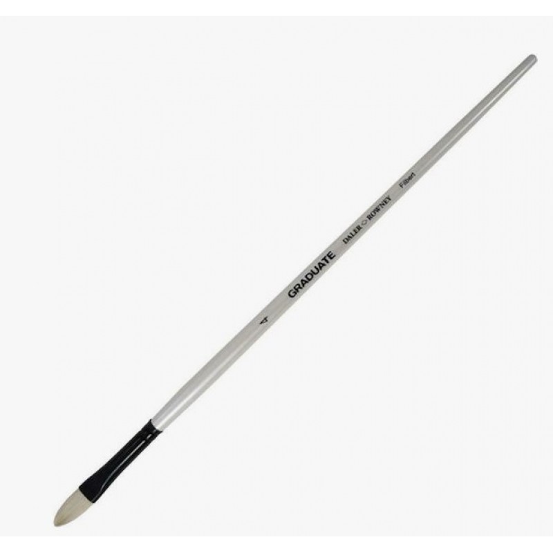 Πινέλο Ζωγραφικής Πλακέ No4 Daler Rowney Synthetic Bristle Filbert Graduate 