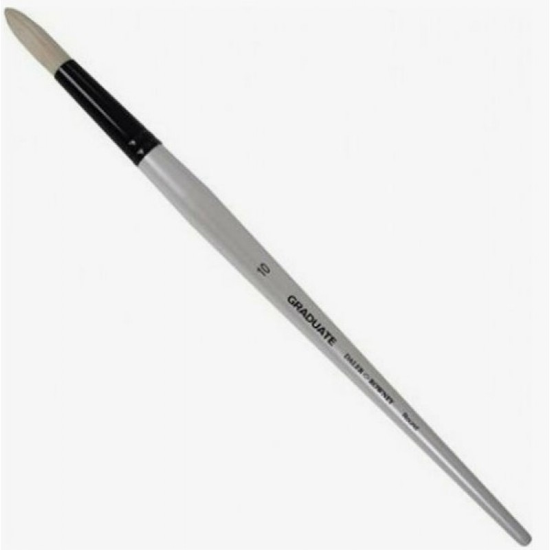 Πινέλο Ζωγραφικής Στρογγυλό No10 Daler Rowney Bristle Round Graduate 