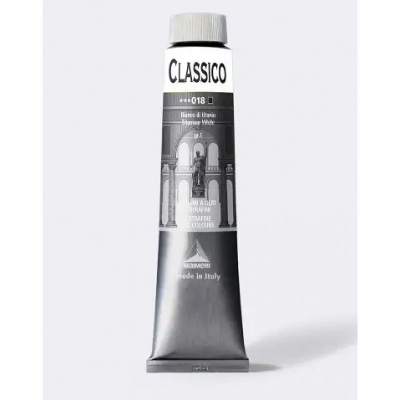 Λάδι Maimeri Classico 60ml Titanium white 018 Fila